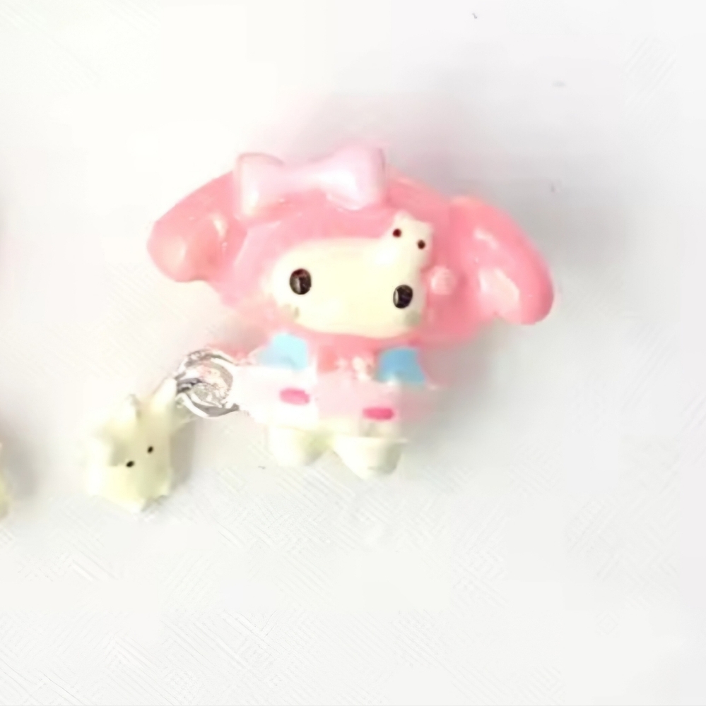 NEW Sanrio My Melody Enamel Sterling Silver Artesian Charm